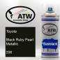 Preview: Toyota, Black Ruby Pearl Metallic, 206: 400ml Sprühdose, von ATW Autoteile West.